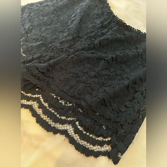 Lace Shorts Dark Blue Size 27 - Picture 2 of 3
